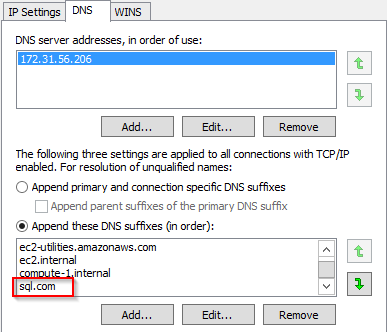Windows Server 2016 In AWS Unable To Resolve Public And Local DNS